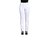 Robell Damen Slim Arbeitshose-Stretchhose, Wollweiß, Gr.- 46