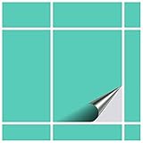 FoLIESEN Fliesenaufkleber 15x20 cm für Bad, Küche, Badezimmer - Fliesen-Folie selbstklebend - 15 Klebefliesen, *:M