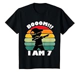 Kinder Kinder Dabbing Geburtstag Shirt 7 Jahre alt Geburtstag Outfit Jungen T-S