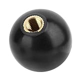 Kugelknopf,Ball Lever Knob 5 Stücke Schwarz bakelit ball griff Runde Kugel Bakelit Hebelknopf M10 * 35 Werkzeug