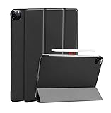 SDTEK Tablet Hülle Kompatibel mit Apple iPad Pro 11 (2021), Smart Cover Stand Folding Slim Lightweight (Schwarz)