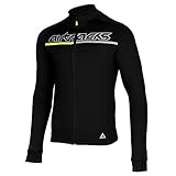 Airtracks Thermo Fahrradtrikot Langarm Pro Team - XXL - schw