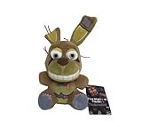BATFLDEM Springtrap Stofftier, Niedliche Plüschtier Hase Puppe, Cartoon Horror Spiel FNAF Figur Puppen, Kinder Geburtstag 18C