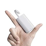 iWALK Klein Power Bank 9000mAh, Tragbares Externes Ladegerät mit Integrierte Kabel Mini Fast Charge Powerbank Kompatibel mit iPhone 11, iPhone 11 Pro, XS, XR, X, 8, 7, AirPods, iPod, Samsung