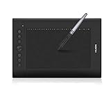 HUION 10 x 6,25 Zoll Grafiktablett H610PRO V2 mit batterielosem Stift und 8 Programmierbare Drucktasten Grafiktablett-Ideal für Remote Home-Office & E-Learning, kompatibel mit Chromebook