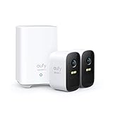 eufy Security eufyCam 2C 2+1, kabellose Überwachungskamera für draußen, 180 Tage Akkuleistung, HD 1080p, IP67 wetterfest, Kompatibel mit HomeKit und eufyCam Solar Panel, gebührenfreie Nutzung