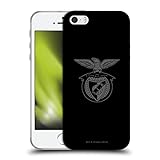 Head Case Designs Offiziell Offizielle S.L. Benfica Schwarz 2021/22 Crest Soft Gel Handyhülle Hülle kompatibel mit Apple iPhone 5 / iPhone 5s / iPhone SE 2016