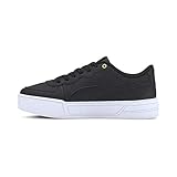 PUMA Damen Skye Sneaker, Black Black Team Gold, 40.5 EU