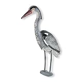 Reiher Gartenfigur Reiherschreck Fischreiher Figur Garten Fischreiherschreck Reiherabw