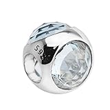 Pandora 925 Silber DIY Schmuck CharmFit Armbänder aqua blau Radiant Drops Charm Beads Für Schmuck Damen Kralen Party Geschenk