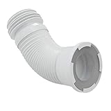 WC-Anschluß Abfluß weiß weiss WC-Abfluß Länge von 280 bis 550 flexibel TOP Ab