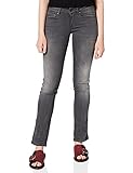 G-STAR RAW Damen Jeans Attacc Mid Waist Straight, Grau (Medium Aged 6132-071), 25W / 32L