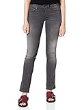 G-STAR RAW Damen Jeans Attacc Mid Waist Straight, Grau (Medium Aged 6132-071), 25W / 32L