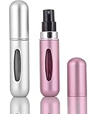 5ml Mini Parfümzerstäuber Taschenzerstäuber, Nachfüllbare Parfum Zerstäuber, Portable Sprühflaschen, Leere Spray Fläschchen Flakon Atomizer für Flug R