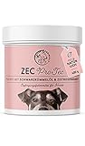 Annimally Zec ProTec Pulver für Hunde - 400g Pulver mit Schwarzkümmelöl, Zistrosenkraut, Bierhefe & Seealge - Effektives Pulver, komplett natürlich als Alternative zu Tabletten und Drop