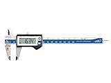 HELIOS-PREISSER Preisser Digitaler Taschenmessschieber rundes Tiefenmaß 150 x 40 mm 1326416