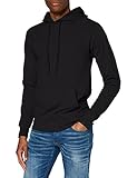 Fruit of the Loom Herren SS056M Kapuzenpullover, Schwarz-Schwarz, M