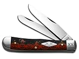 CASE XX Happy Halloween Trapper 1/500 Dark Red Bone Stainless Pock