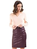 Vila Damen Vipen New Skirt-fav Rock, Bordeaux, S EU