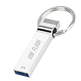 USB Stick 2TB Tragbarer USB 3.0 Flash Laufwerk Metall Hochgeschwindigkeits 2000GB Externe Daten Speicherstick mit großer Kapazität für PC/Laptop