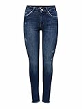 ONLY Female Skinny Fit Jeans ONLBlush Life Mid Ankle Raw XL32Dark Blue D