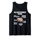 Haustechniker Gehirn Hausmeister Haustechnik Facility Beruf Tank Top