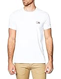 Tommy Jeans Herren TJM Chest Logo Tee T-Shirt, weiß, L