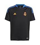 adidas Unisex-Child REAL TR JSY Y T-Shirt, Black, 1314