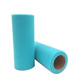 XALIUFENG 22mx15cm Tüll Walze Stoff Tutu Geschenk Wrap Hochzeit Tisch Runner Dekoration Geburtstag Party Dusche Dekoration (Color : C22 SkyBlue, Size : 1pc)