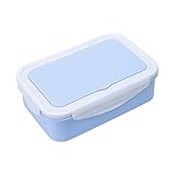 Bento Lunch Box, Aduilt Kids Lunch Box Food Storage Box Container with Compartments, Tableware, Microwave Safe BPA Free Heat Resistant Bento Box for Home, School, Office B