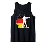 Deutschland Flagge Biathlon Langlaufen Biathlet Skilanglauf Tank Top