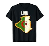 Lina Algerien T-Shirt mit Algerienflagge T-S
