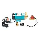 Futchoy Elektrisch Heißwasserpumpe Booster Wasserpumpe Pumpe Druckerhöhungspumpe Hauswasserwerk Pumpe 90W/120W für Dusche und Garten (120W)