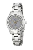 ETT Eco Tech Time Funk Solar Damen Uhr Analog mit Edelstahl Armband ELS-11497-41M