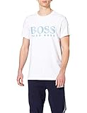 BOSS Herren T-shirt Rn T Shirt, Weiß (Natural105), L EU