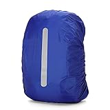 Regenschutz FüR RucksäCke Mit Reflexstreifen,Wasserdichte RegenhüLle Schulranzen Reflektor Rucksack Cover Reflektierender RucksacküBerzug,Outdoor Camping Wandern Mit Reflektorstreifen SicherheitshüL