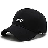 SunYoon Fashion Letter Herren Damen Hüte Baseball Caps Sport Wild Caps Sun-Shield Hüte, Schwarz , O