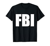 FBI Replica Agent Inspector Funny Halloween Costume T-S