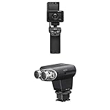 Sony DSC-RX0M2 Ultrakompakte Digitalkamera (15, 3 MP, Zeiss F4 24mm Weitwinkelobjektiv, 1 Zoll Sensor) incl. VCT-SGR1 Griff + Stereomikrofon für Camcorder mit Multi-Interface-Zubehö