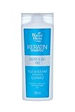 Seed Natural Herbs Keratin Shampoo 300ml- Verleiht Ihrem Haar Feuchtigkeit, Glanz & Fülle- Shampoo ohne Sulfate, Salze und Parabene - Keratin Haarglättung & Hitzeschutz für H
