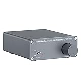 Stereo Verstärker Lautsprecher 50 W x 2, 2 Kanal Audioverstärker Mini-HiFi-Klasse D Integrierter TPA3116- mit 19 V, 4,74 A Netzteil - Fosi Audio (V1.0G)