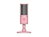 Razer Seiren X Streaming Microphone Built-In Shock Mount Quartz Pink