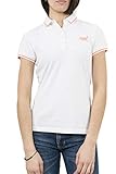 Superdry Pacific Polo T-shirt G60008TQ, Optic-Weiß, Gr.-S