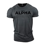 GYMTIER Alpha - Bodybuilding-T - Shirt | Herren Fitness T-Shirt Muskelshirt Trainingsbekleidung