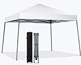 MasterCanopy Slant Leg Pop Baldachin Zelt Instant Outdoor Baldachin Einfache Einrichtung Faltschutz,Weiß