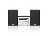 Panasonic SC-PM254EG-S Micro- mit HiFi-System (Bluetooth, DAB+, CD, UKW , 20 Watt RMS) silb