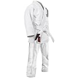 Hayabusa Yuushi Youth Jiu Jitsu Gi – Weiß, Herren, Weiß, Y4