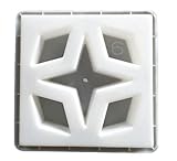 asky Hohldiamant-Ziegelform für Garten, Beton, Zaun, Pflasterstein, 30 x 30