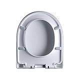 YNHNI U- förmiger Toilettendeckel for Toilettensitz mit Harnstoff-Formaldehyd- Toilettendeckel mit verdickungsresistenter WC-Sitz, A- 43 cm * 36 cm (Color : A, Size : 43cm*36cm)