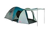 Coleman Cortes 5 Plus Zelt, 5 Mann Kuppelzelt mit Vorraum, Familien Campingzelt für 5 Personen, wasserdicht WS 2.000